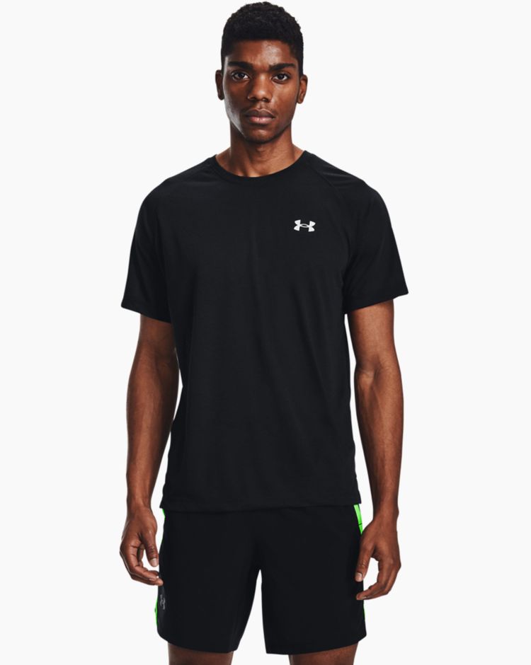Under Armour T-Shirt Streaker Nero Uomo