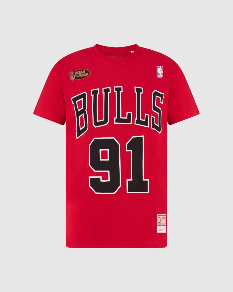Mitchell&Ness NBA N&N T-Shirt Chicago Bulls Dennis Rodman Uomo