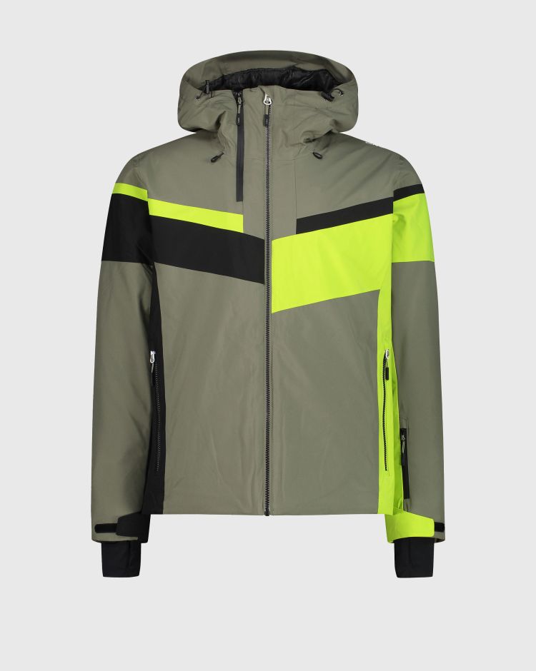 CMP Giacca da Sci in Twill Verde Uomo