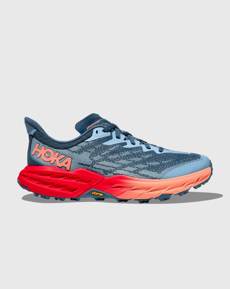 Hoka Speedgoat 5 Blu E Rosso Donna