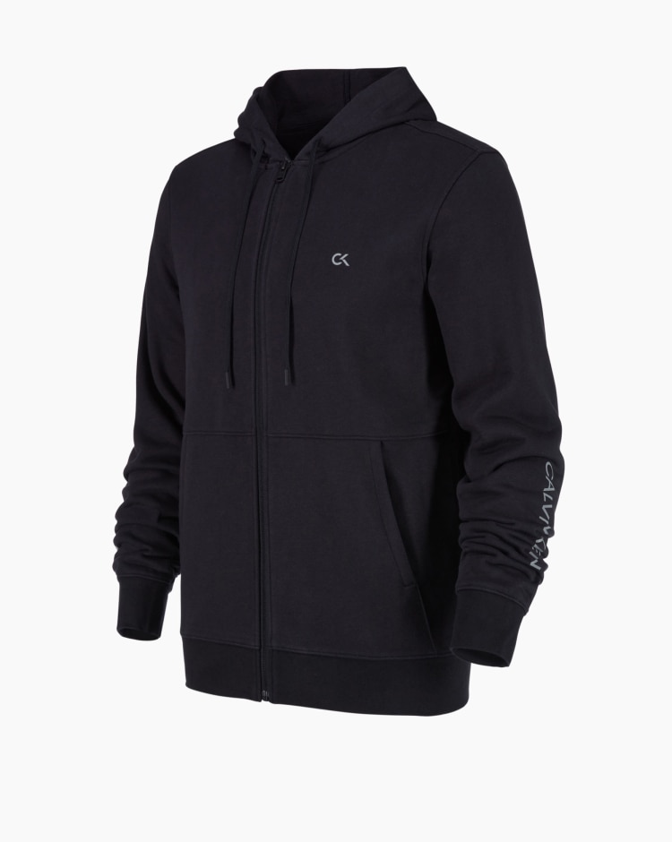 Calvin Klein Pw Fullzip Hoodie Nero Uomo