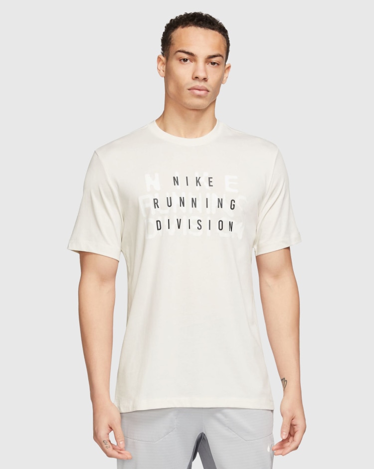 Nike T-Shirt Dri-FIT Run Division Bianco Uomo