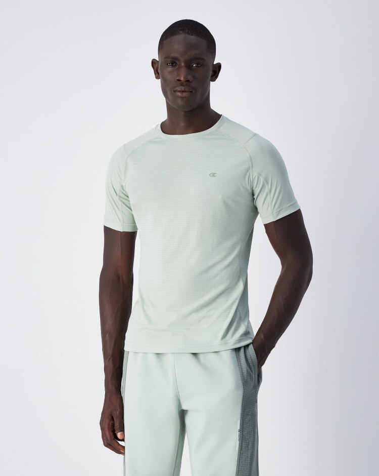 T-Shirt Manica Corta Athletics Verde Uomo