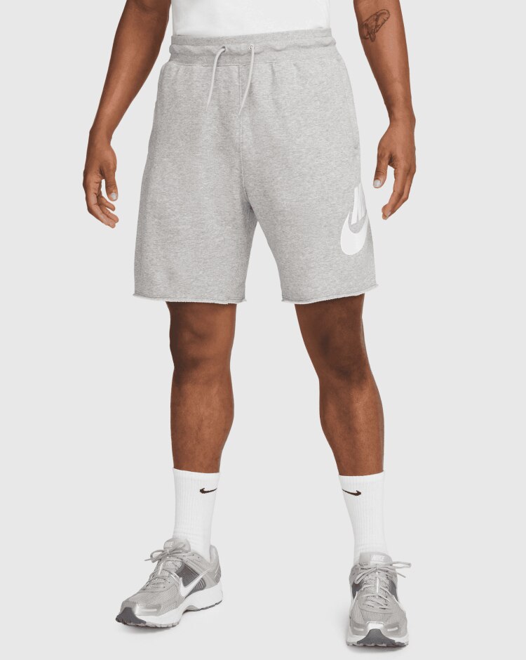 Shorts Alumni in French Terry Grigio Uomo