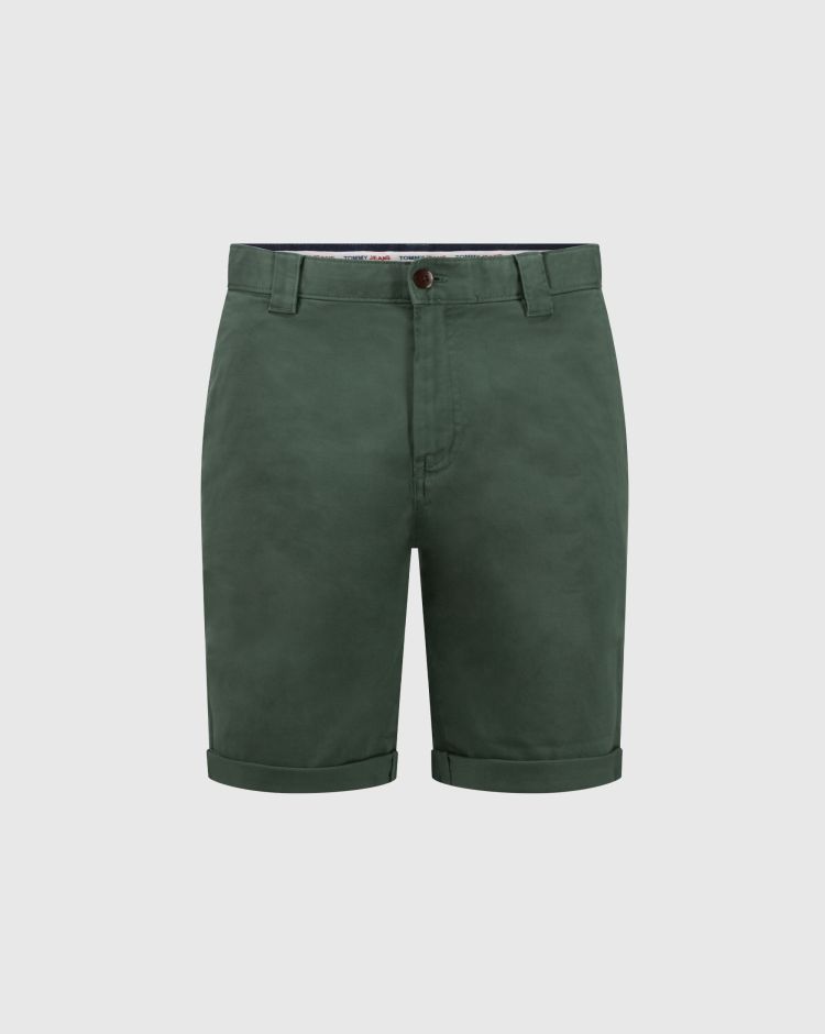 Tommy Hilfiger Shorts Chino Scanton Slim Fit Verde Uomo