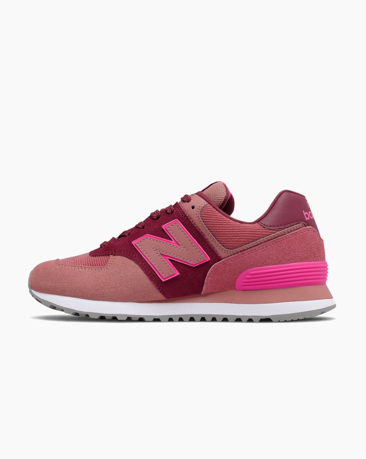 New Balance 574 Suede Rosa Donna