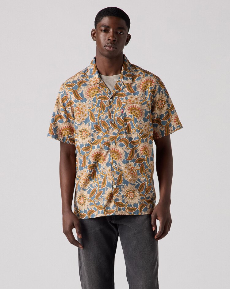 T-Shirt Sunset Camp Marrone Uomo