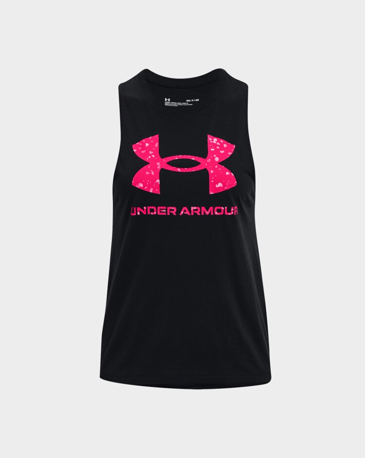 Under Armour Sportstyle Graphic Tank Nero Donna