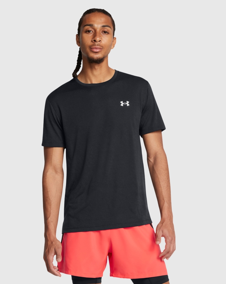 T-Shirt UA Launch Camo Black Nero Uomo