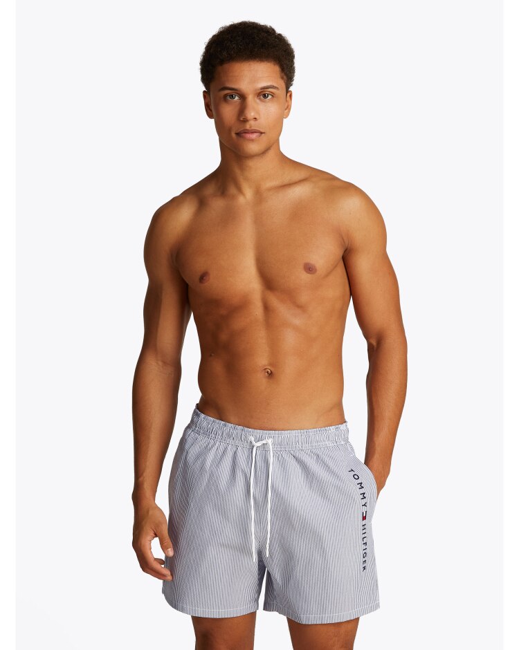 Costume shorts Original a righe Grigio Uomo