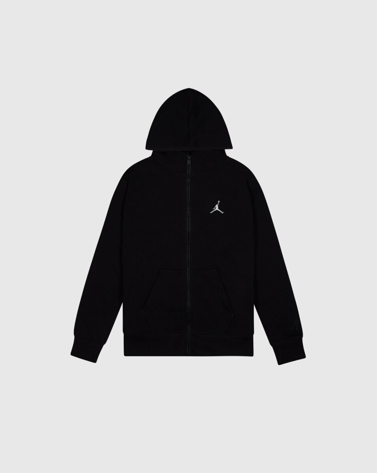 Nike Jordan Felpa Con Cappuccio Full-Zip Essential Nero Bambino