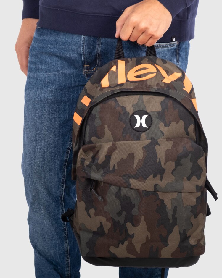 Hurley Zaino Groundswell Backpack Camo Marrone