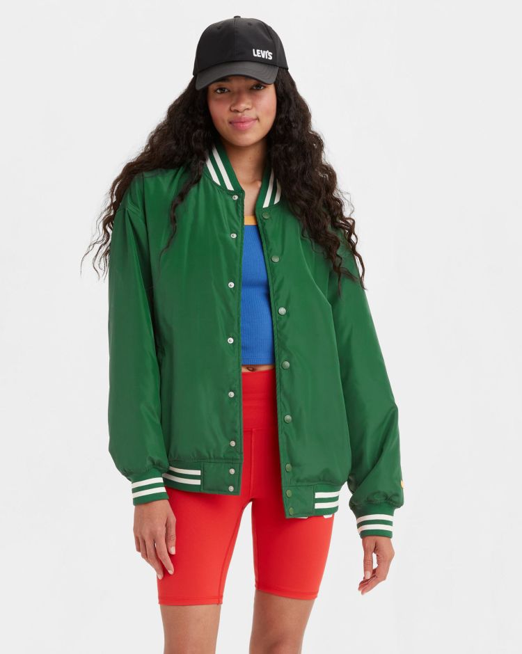 Levi's GT Baseball Jacket Verde Donna