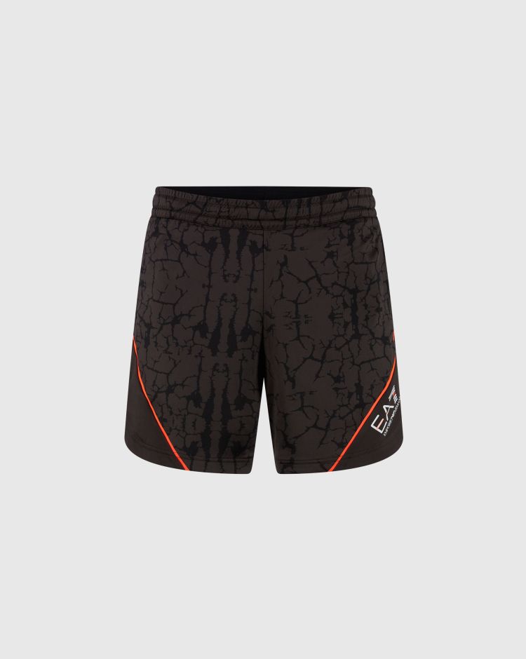 Emporio Armani EA7 Shorts da Padel Nero Uomo