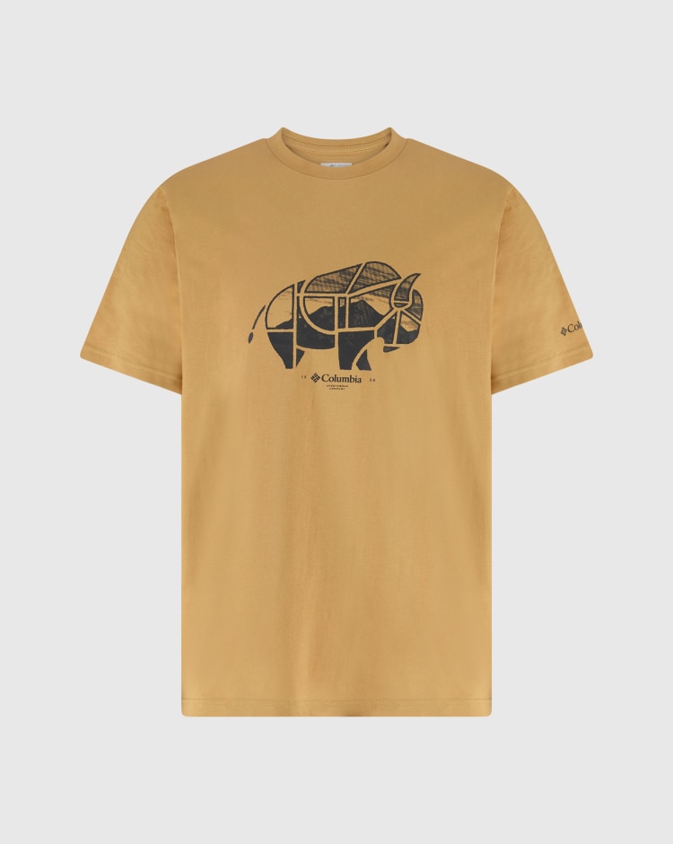 Columbia T-shirt outdoor Rockaway River Giallo Uomo