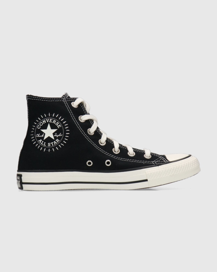 Converse Chuck Taylor All Star Bold Scene Hi Canvas Nero Donna