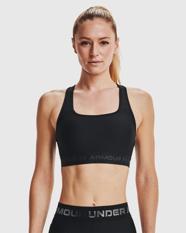 Under Armour Bra Crossback Mid Bra Nero Donna