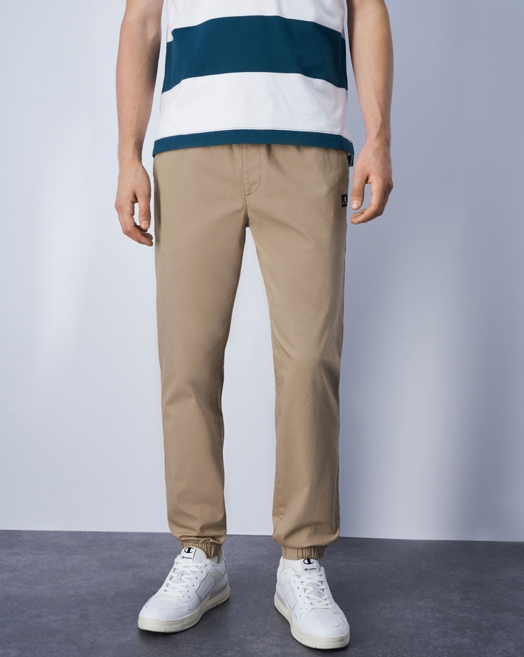 Champion Pantaloni Con Polsini E Laccetti Grigio Uomo