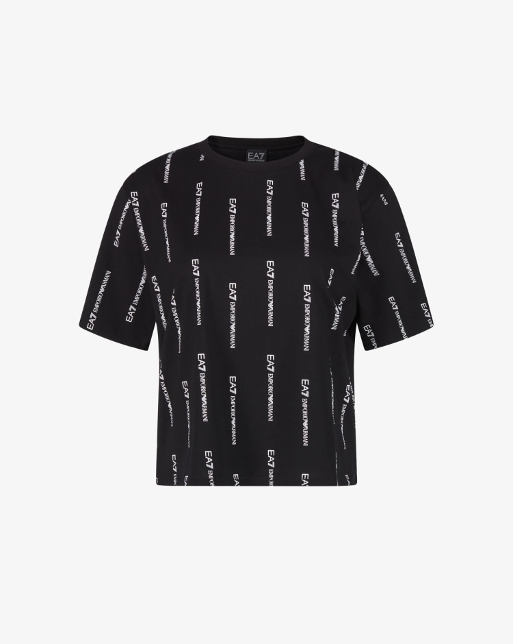 Emporio Armani T-shirt Logo series Multi logo Donna