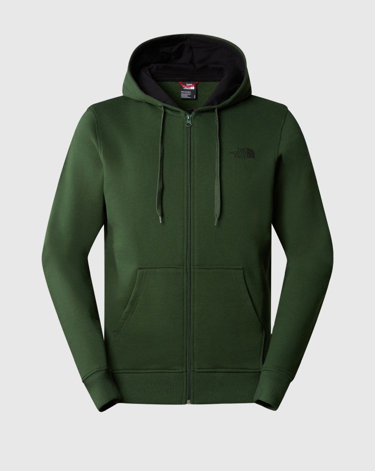 The North Face Felpa Con Cappuccio Full Zip Open Gate Nero Uomo