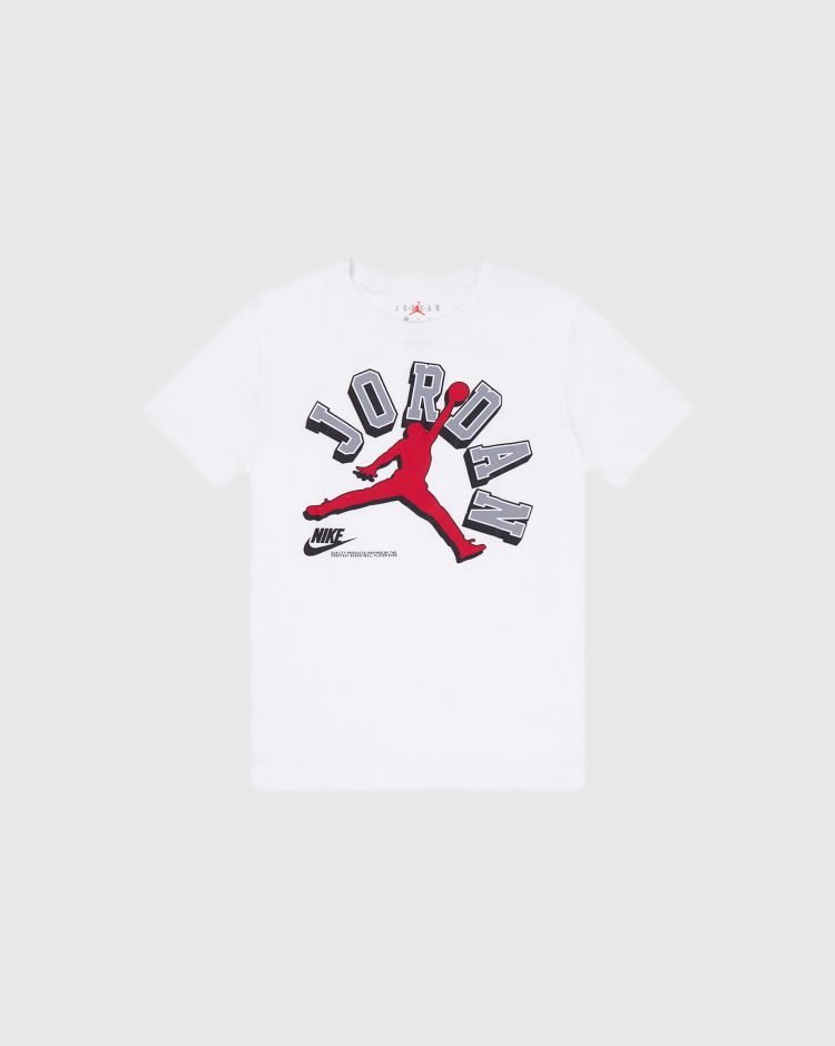 Nike Jordan T-Shirt Varsity Jumpman Bianco Bambino