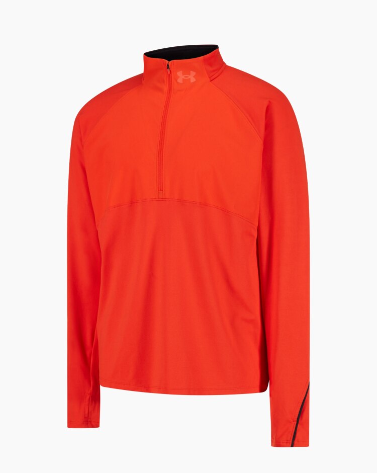 Under Armour Qualifier Run 2.0 1/2 Zip Arancio Uomo