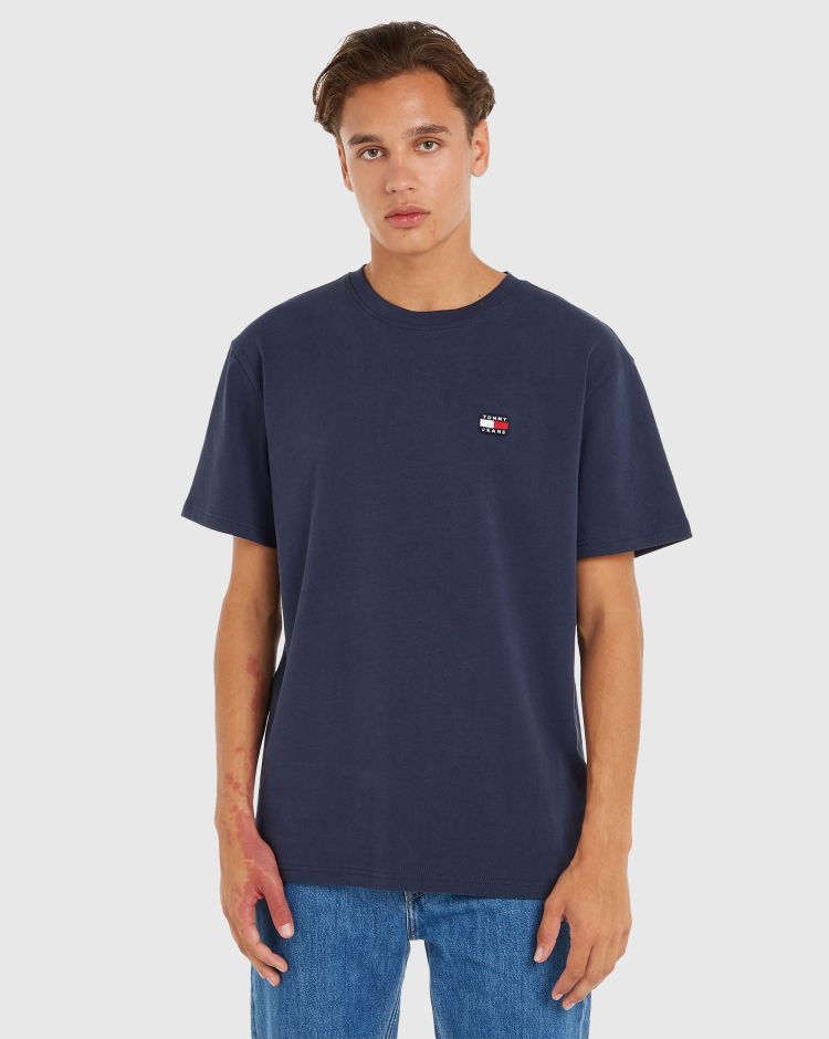 Tommy Hilfiger T-Shirt Classic Badge Blu Uomo