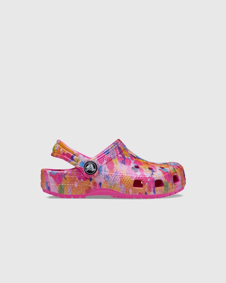Crocs Classic Hyper Real Clog Rosa Bambina