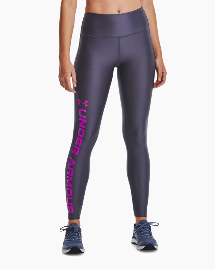 Under Armour Armour Branded Leggings Grigio Donna