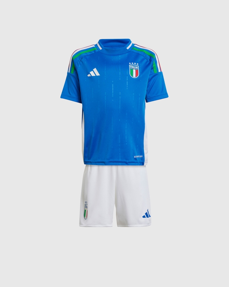 Adidas Minikit Home Italia 2024 Azzurri Bambino