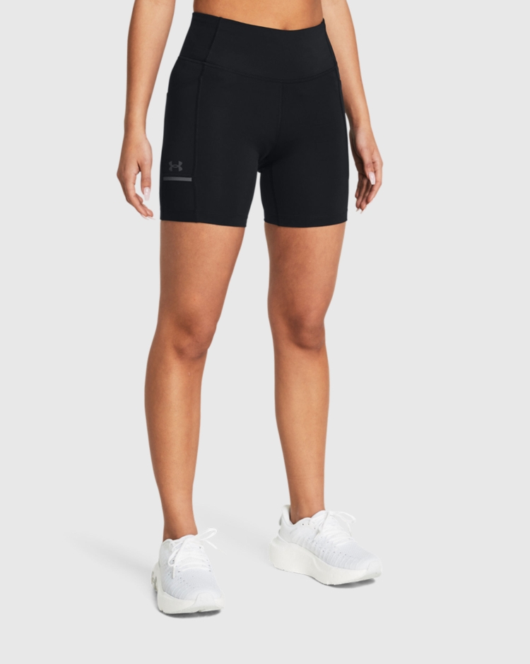 Under Armour Pantalonicini Attillati Launch Tight 6" Nero Donna