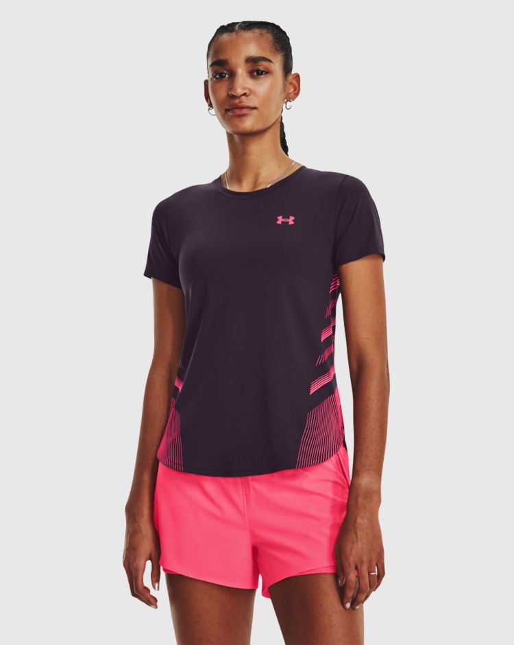Under Armour T-shirt UA Iso-Chill Laser Viola Donna