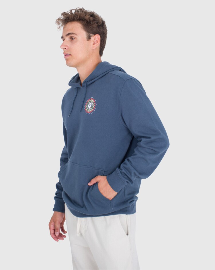 Hurley Felpa Con Cappuccio Saw Sun Marrone Uomo