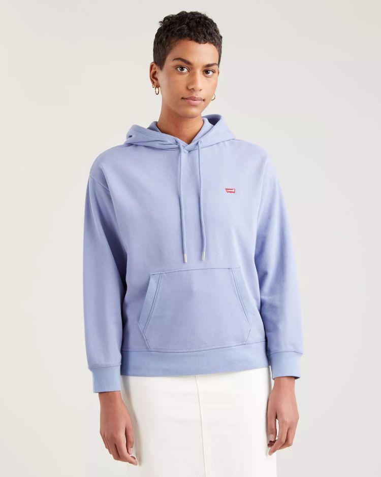 Levi's Standard Felpa Cappuccio Blu Donna