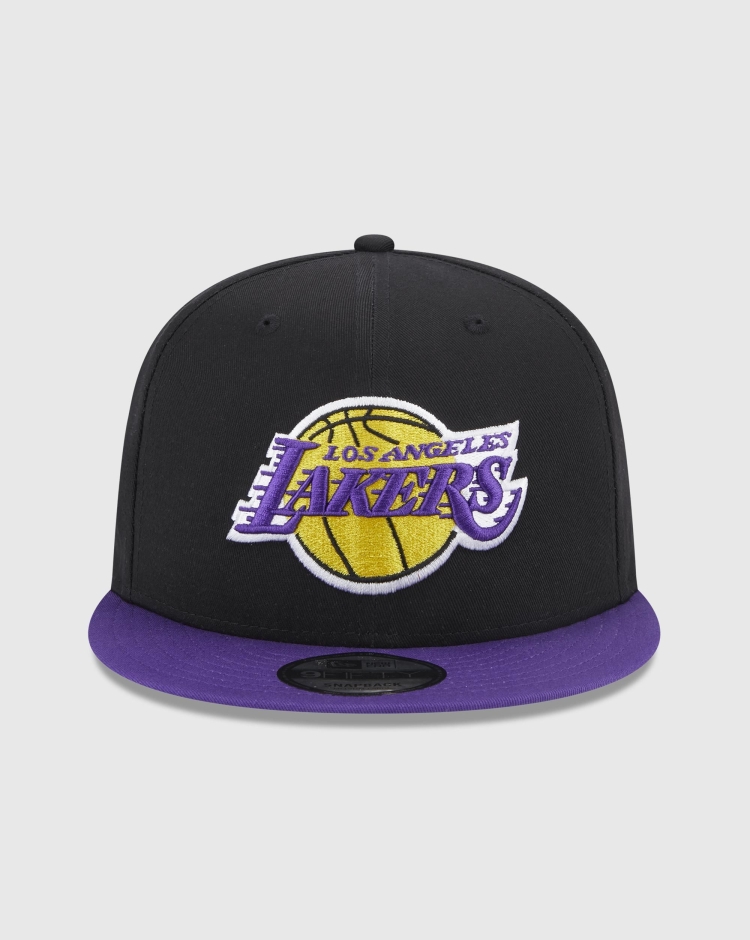 New Era Cappello Contrast Side Patch 9Fifty Los Angeles Lakers Nero