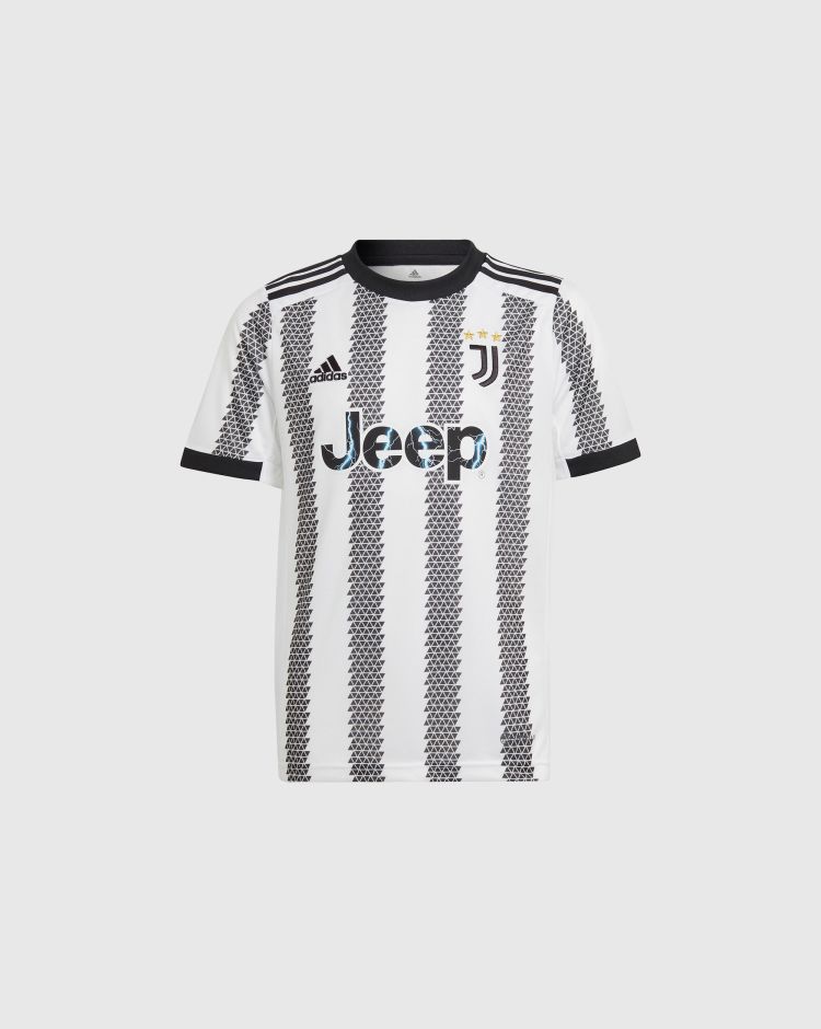 Adidas Juventus Home T-Shirt 2022/2023 Bianco Bambino
