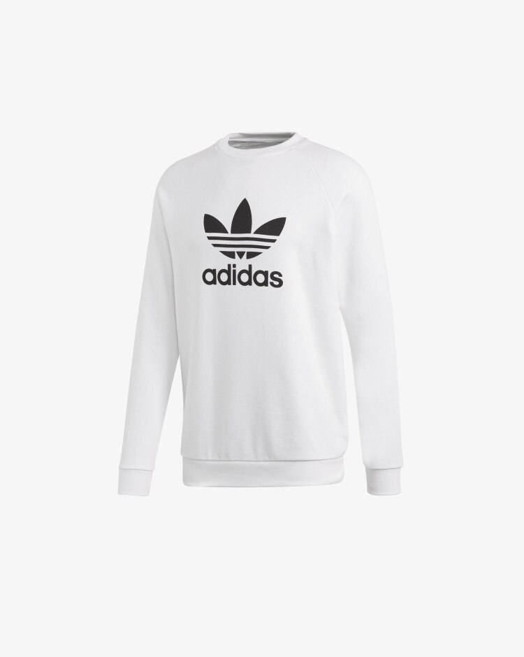 Adidas Originals Felpa Trefoil Warm-Up Crew Uomo