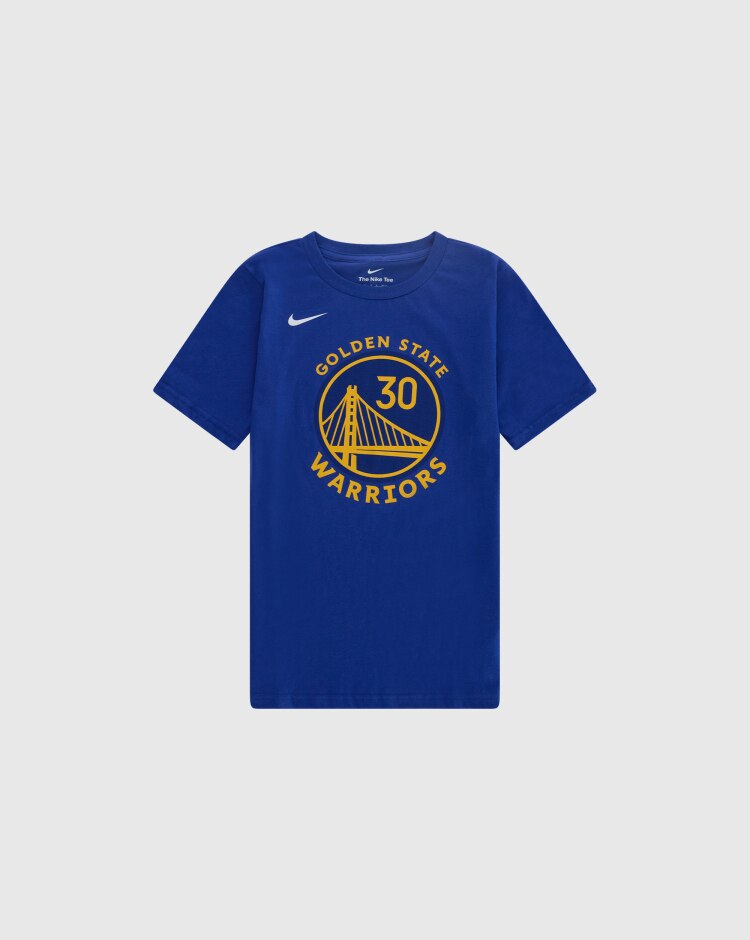 Nike NBA Boys Icon N&N T-Shirt Steph Curry Blu Bambino