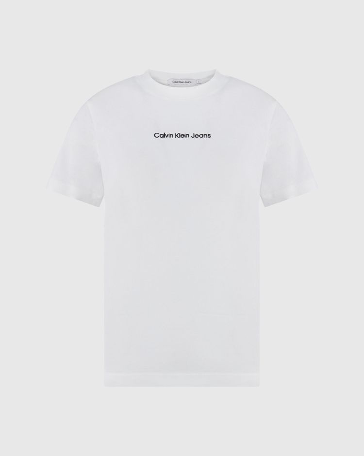 Calvin Klein T-Shirt Institutional Bianco Donna