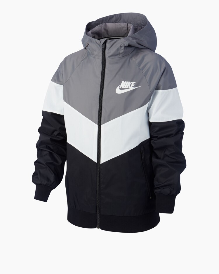 Nike Nsw Wr Jkt Hd Gx Qs Nero Bambino