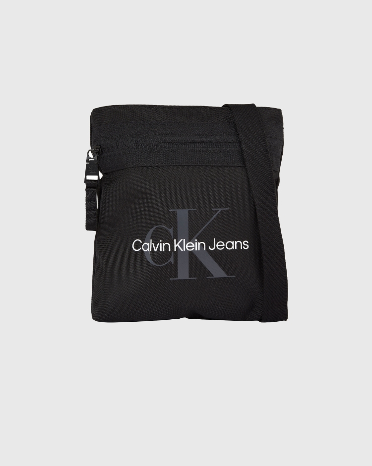 Calvin Klein Borsa a Tracolla Flatpack Nero Adulto