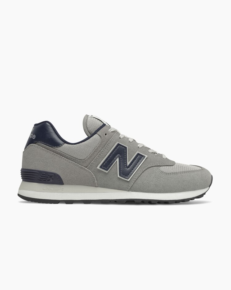 New Balance 574 Suede Grigio Uomo