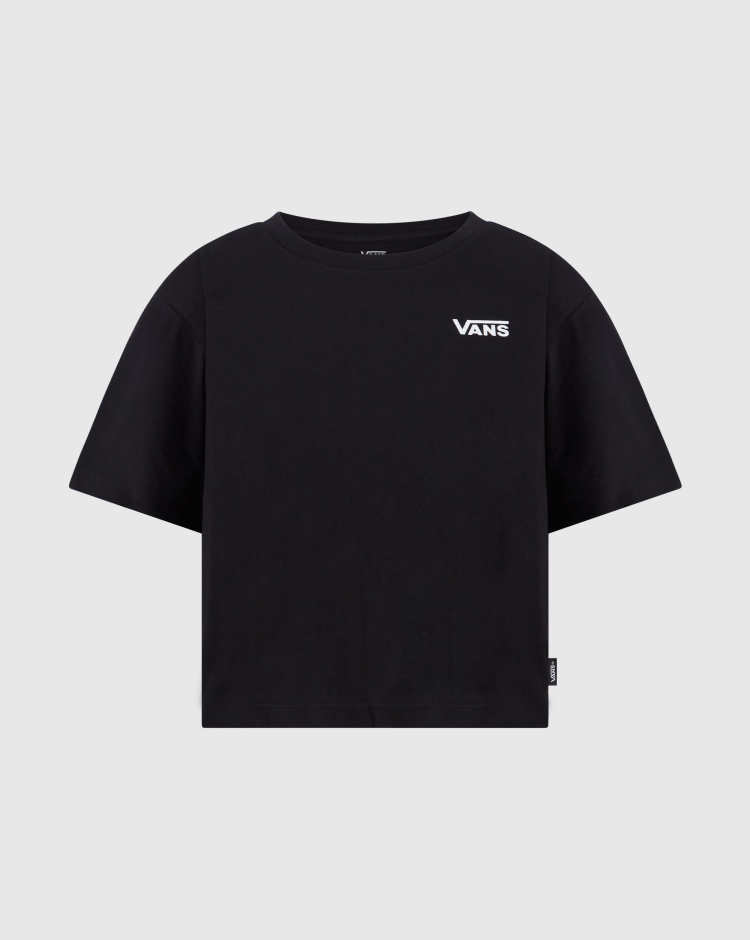 Vans T-Shirt Little Drop V Crop Nero Donna