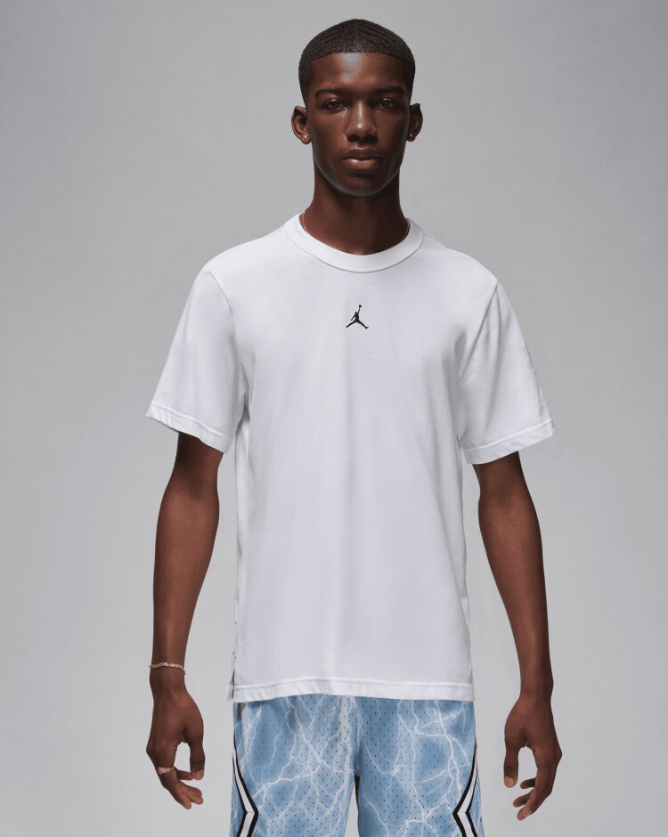 T-Shirt Manica Corta Jordan Sport Bianco Uomo
