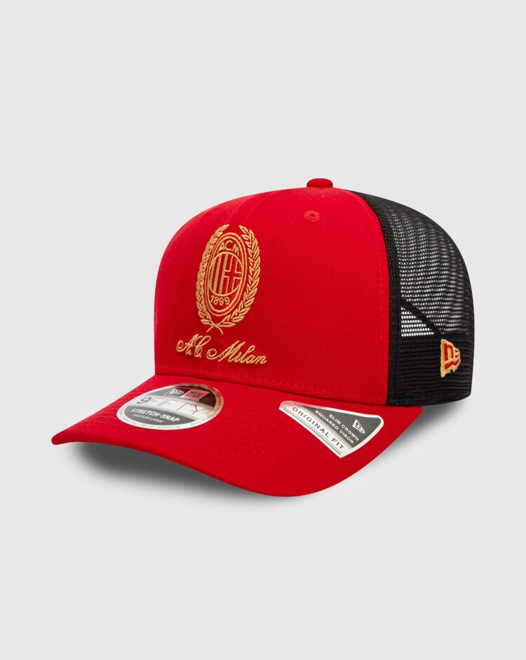 AC Milan Cappellino Heritage Gold Red 9FIFTY Rosso Unisex Adulto