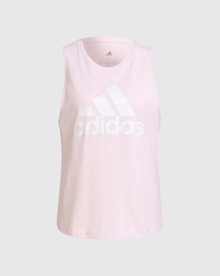 Adidas Canotta Essentials Big Logo Rosa Donna