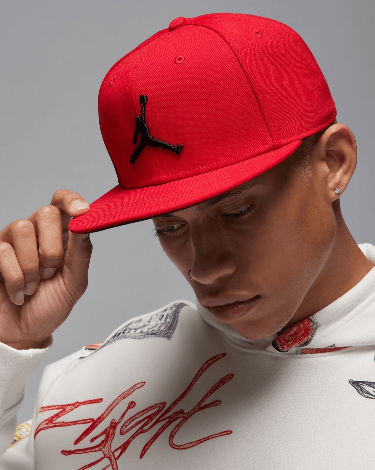 Cappello Regolabile Rosso Uomo