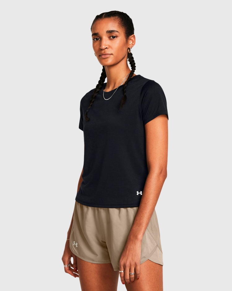 Under Armour T-Shirt Launch Streaker Nero Donna