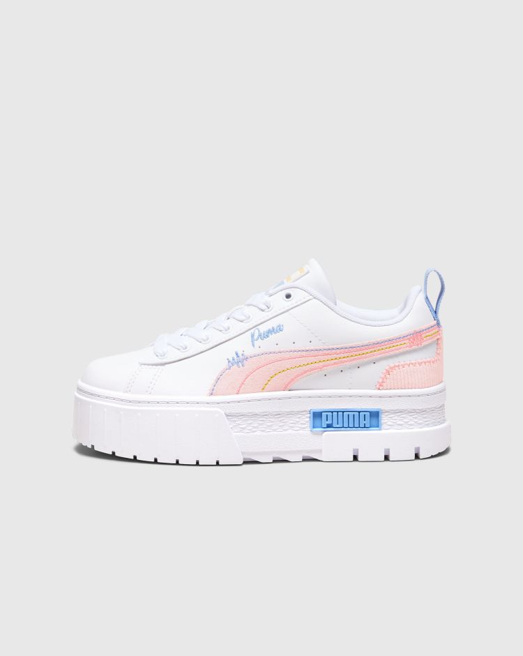 Puma Mayze Sweater Weather Bianco Bambina