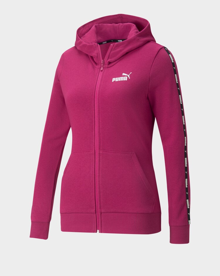 Puma Felpa con cappuccio Power Tape Rosa Donna